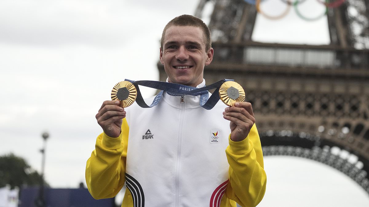 Champion Remco Evenepoel's Post Car Crash: Shocking Images